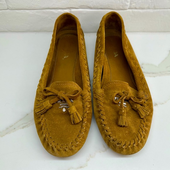 Prada Calzatura Donna Suede Loafers - Picture 1 of 5